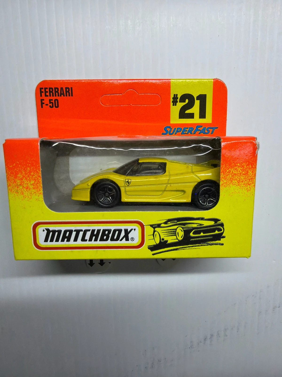 1997 Ferrari F50 Yellow: Box: Image 2
