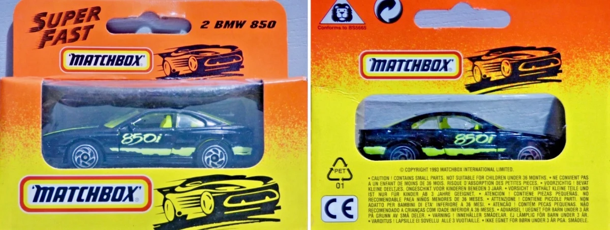 1995 BMW 850i Black: Box: Image 2