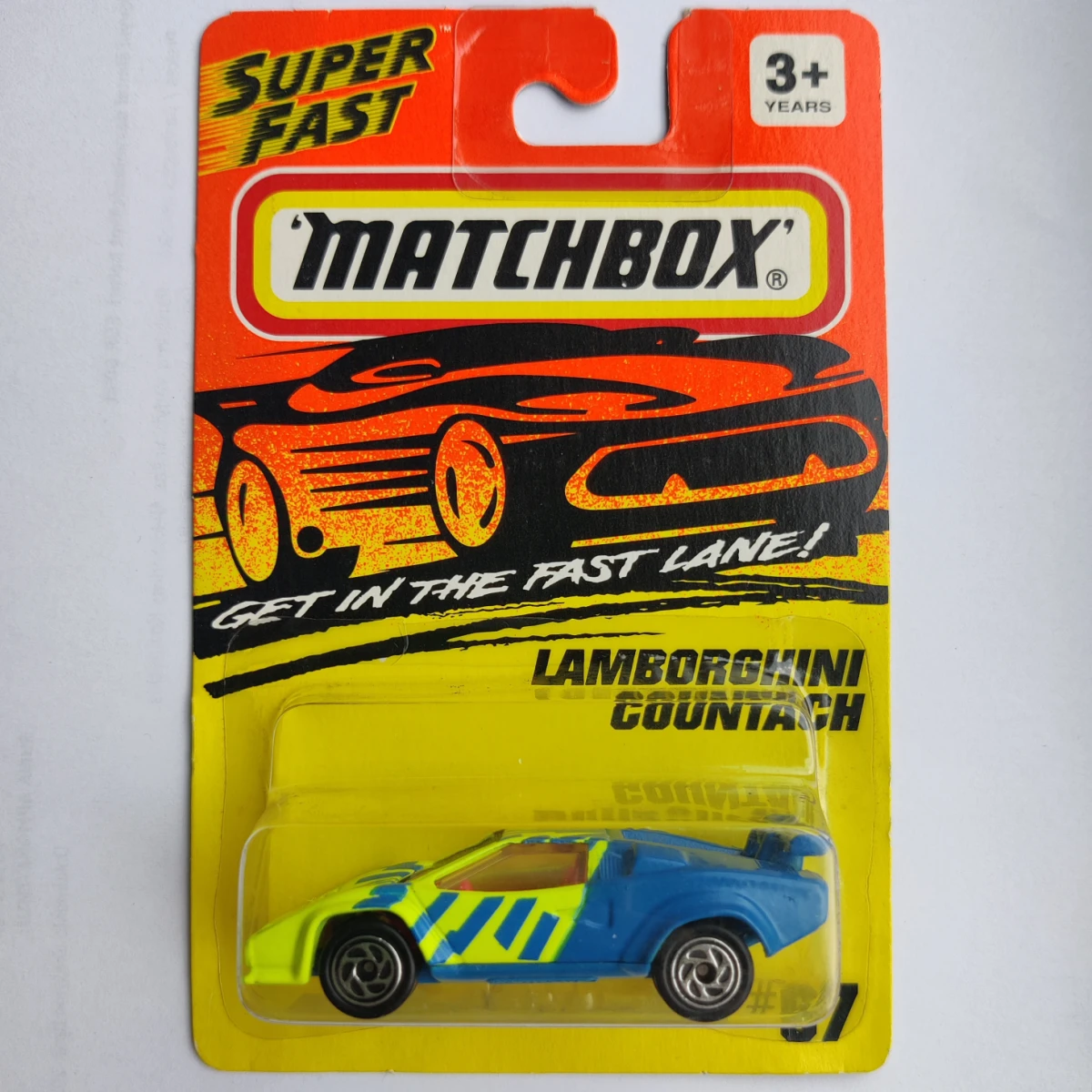 1994 Lamborghini Countach LP500S Yellow: Long Card: Image 2