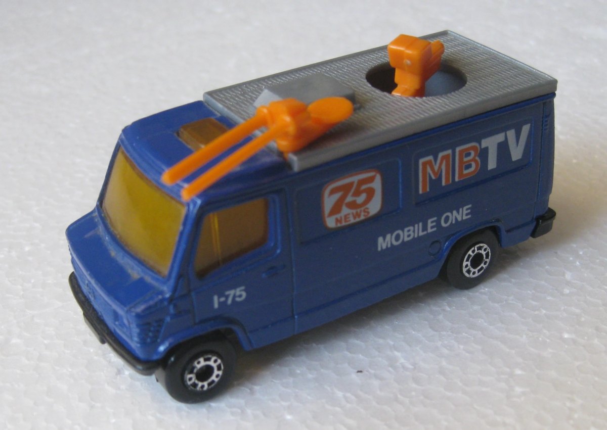 Hot Wheels TV News Truck