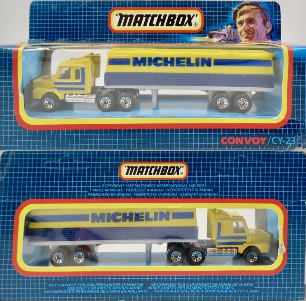 1988 Scania Covered Truck Yellow: Box: Image 4