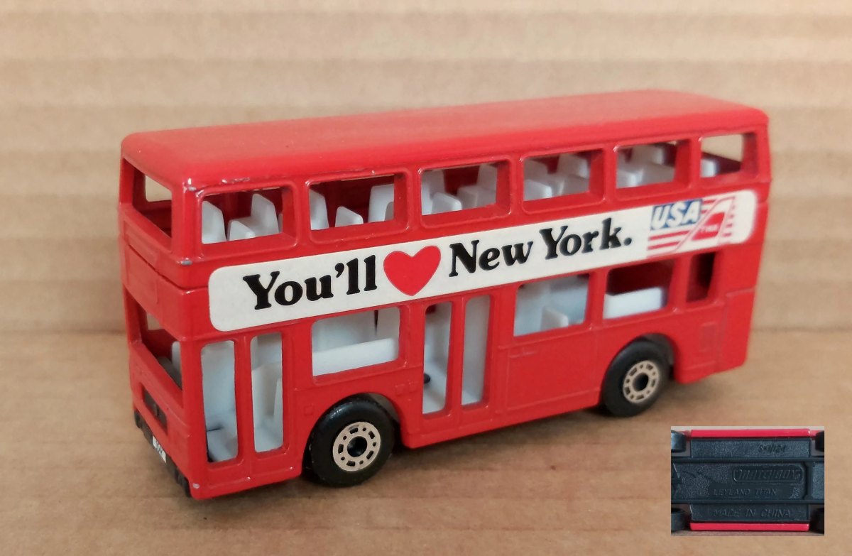 Hot Wheels Leyland Titan