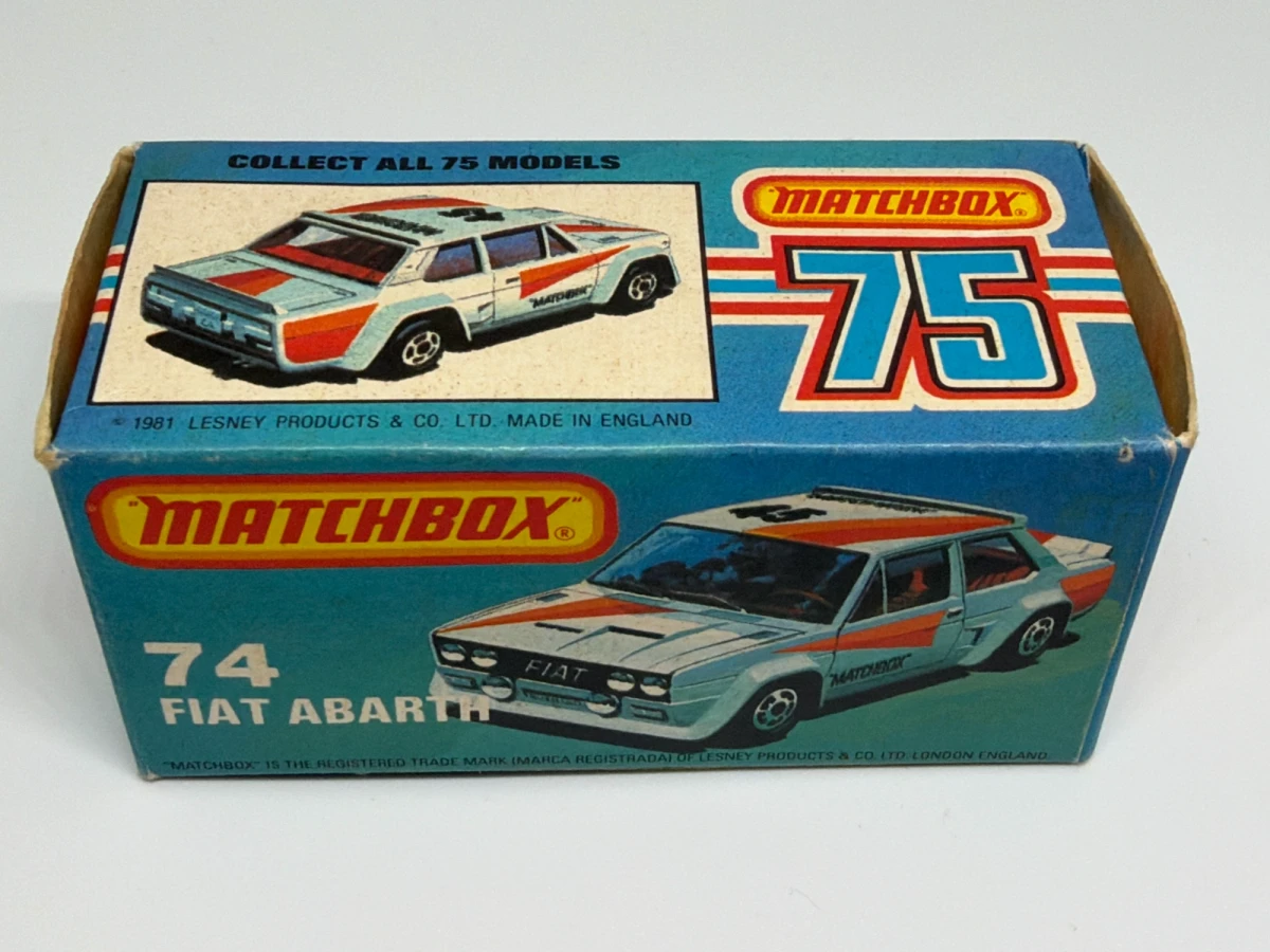 1982 Fiat Abarth White: Box: Image 3