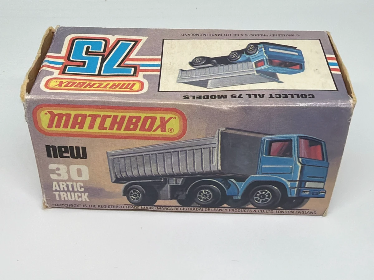 1981 Leyland Articulated Truck Blue: Box: Image 2