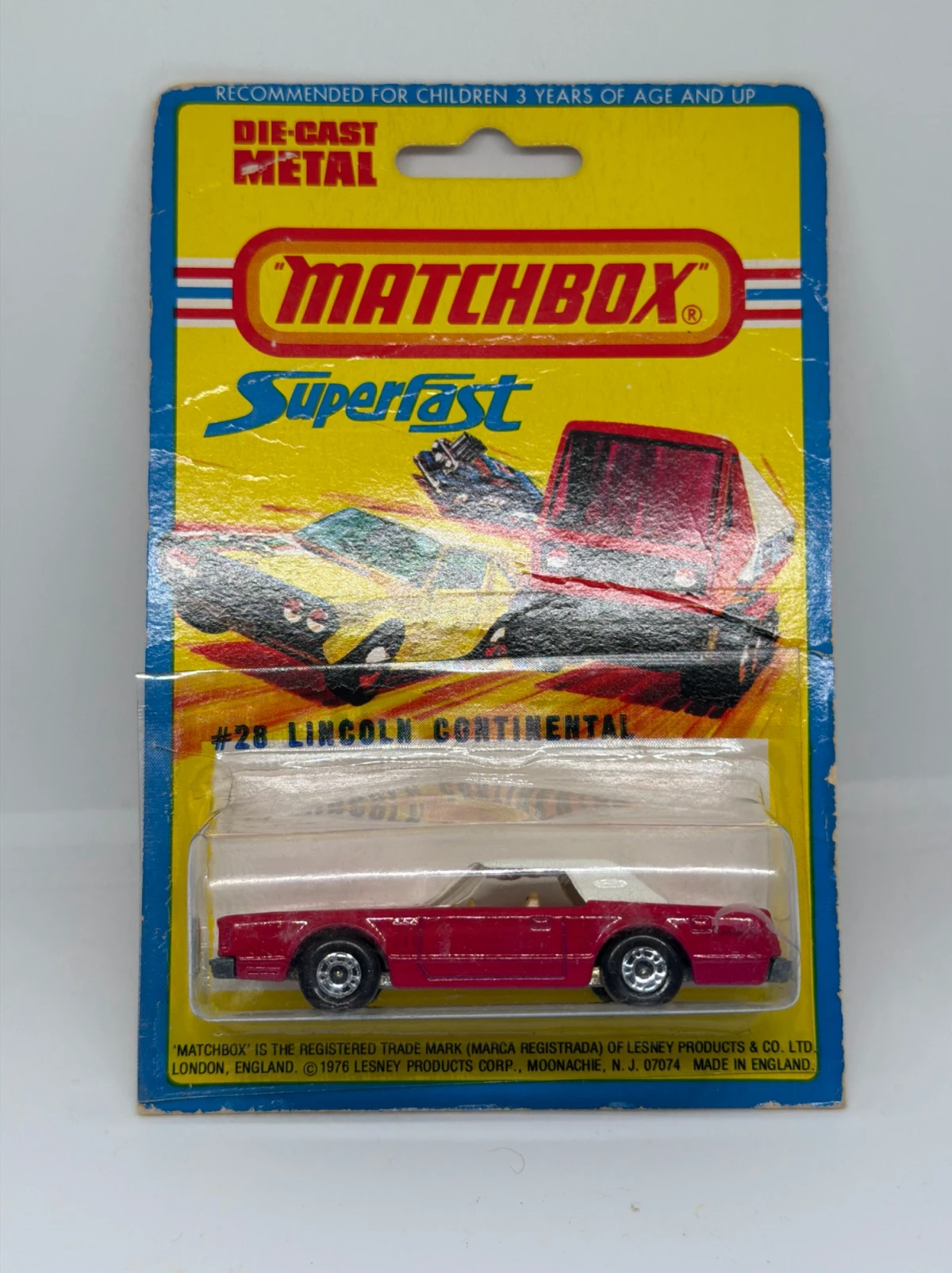 1980 Lincoln Continental Mk. V Red: Long Card: Image 3