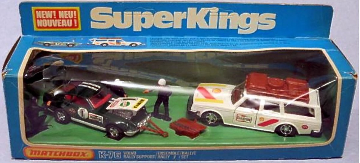 Hot Wheels Volvo Rally Support