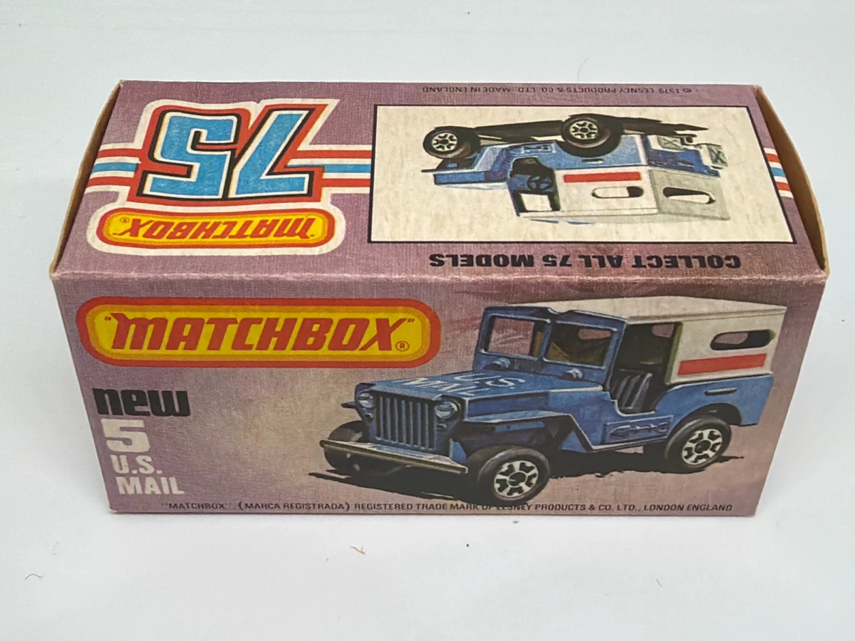 1979 U.S. Mail Truck Blue: Box: Image 2