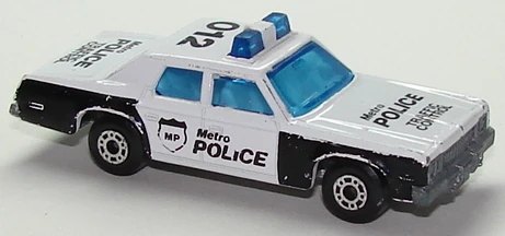 Hot Wheels Plymouth Gran Fury Police Car