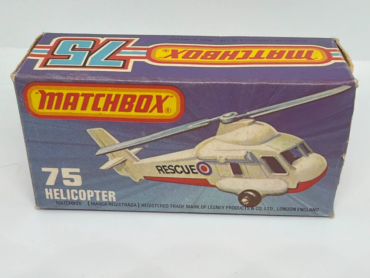 1979 Seasprite Helicopter White: Box: Image 2