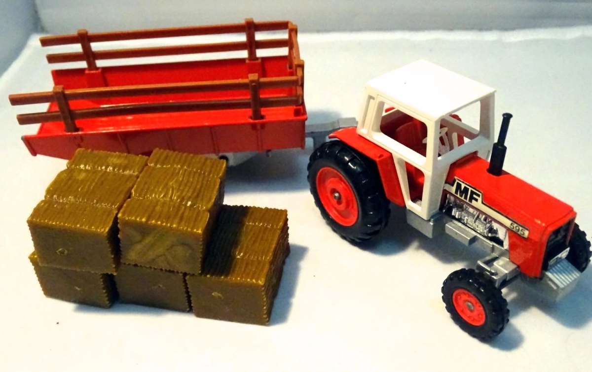Hot Wheels Massey Ferguson Tractor & Trailer