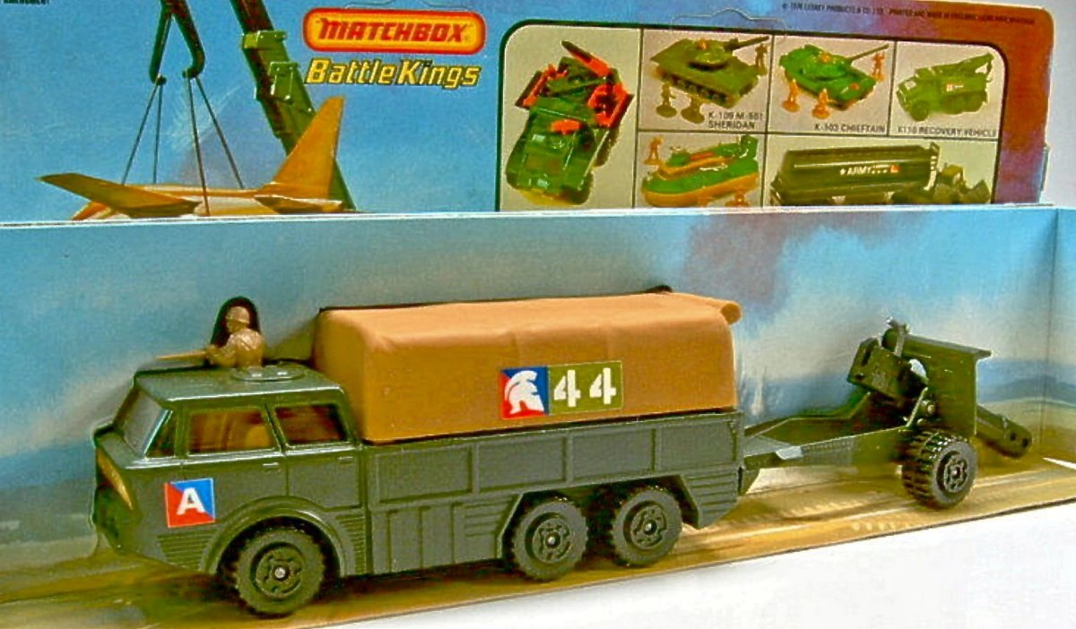 Hot Wheels Artillery Truck and Field Gun