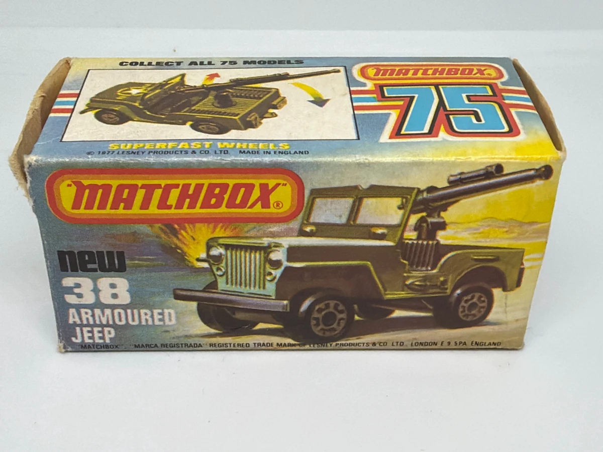1978 Armoured Jeep Green: Box: Image 2