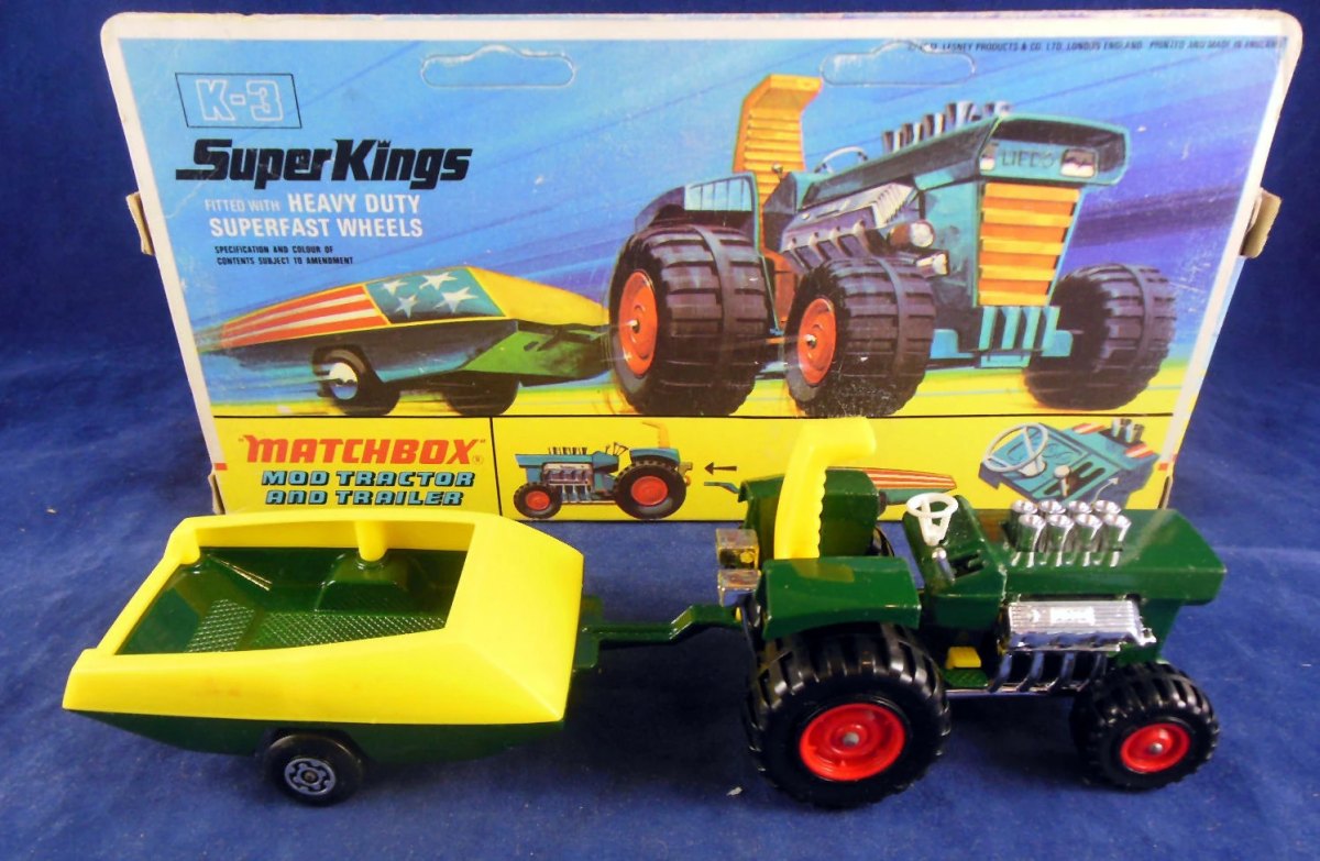 Hot Wheels Mod Tractor and Trailer