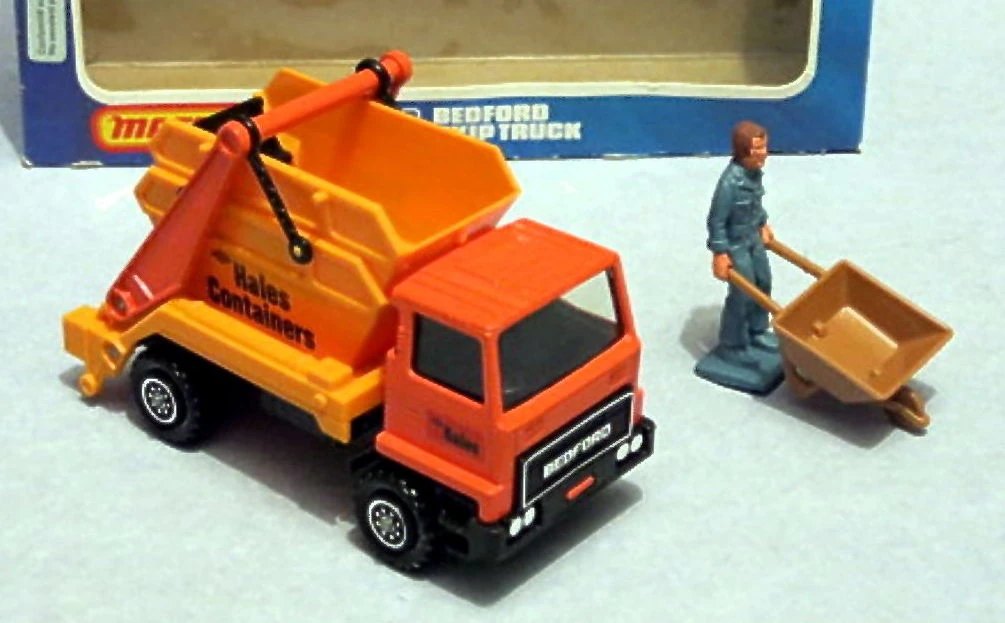 Hot Wheels Bedford Skip Truck
