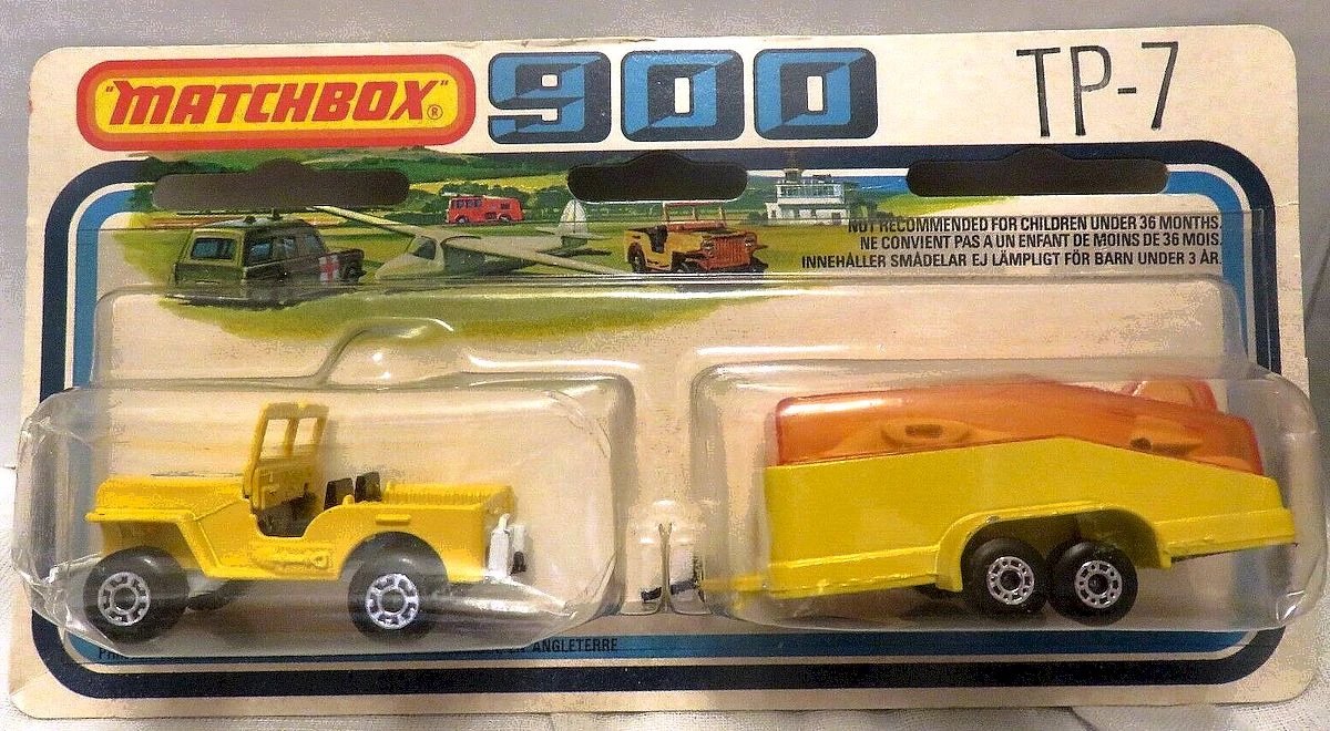 Hot Wheels Jeep and Glider Trailer