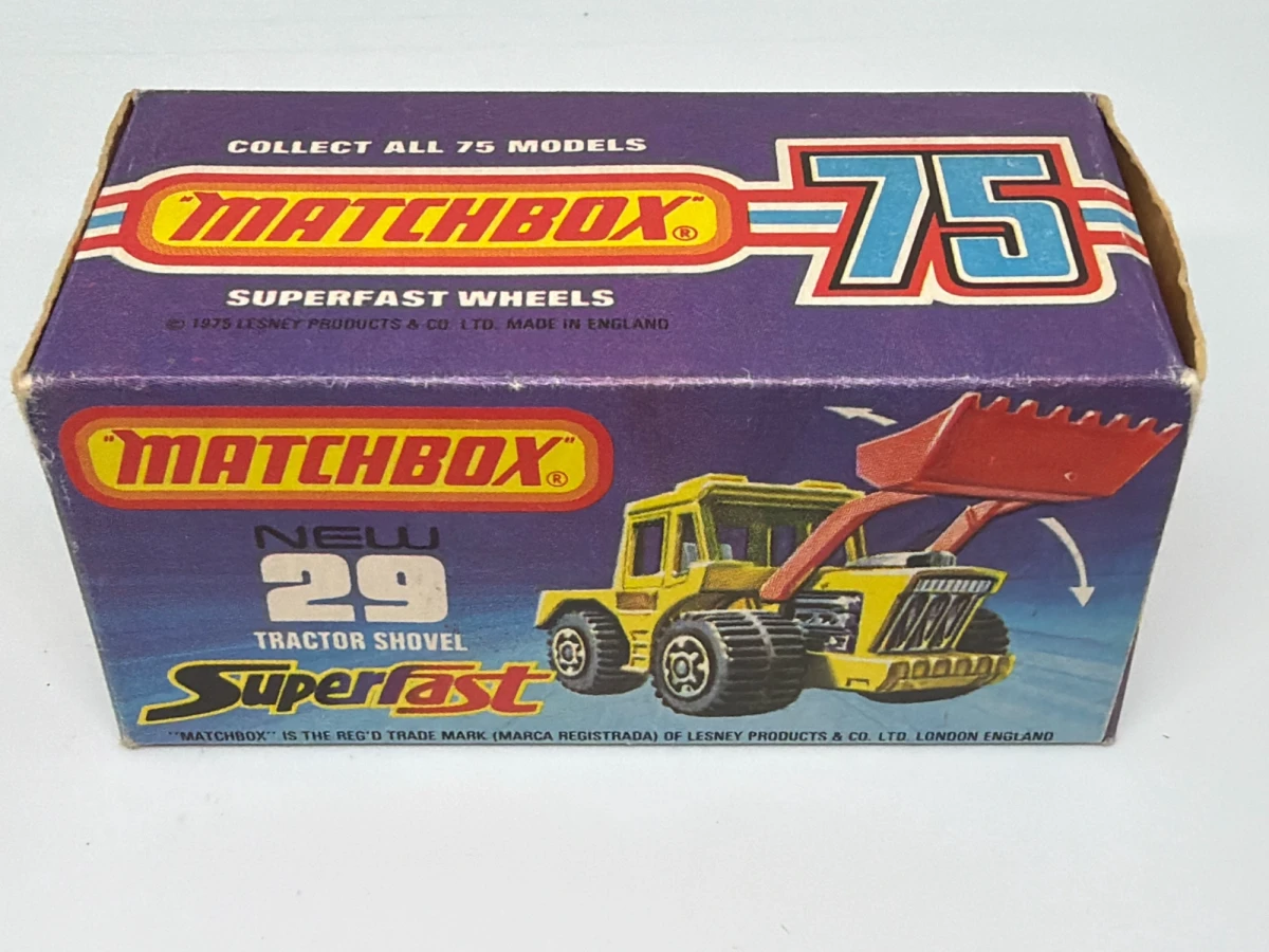 1977 Tractor Shovel Red: Box: Image 2
