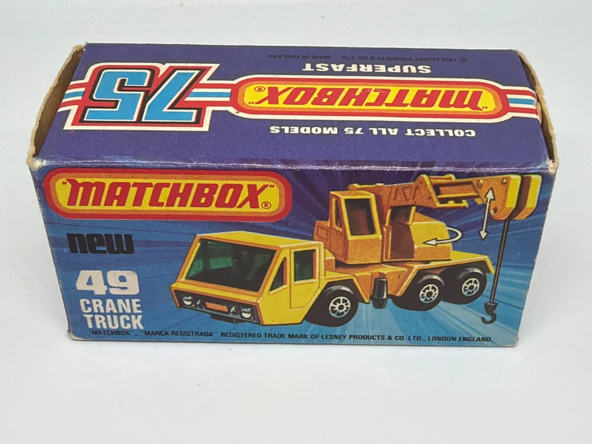 1977 Crane Truck Yellow: Box: Image 4
