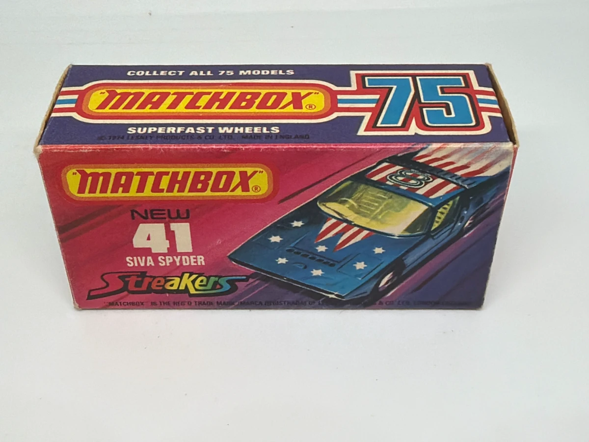 1976 Siva Spyder Blue: Box: Image 2