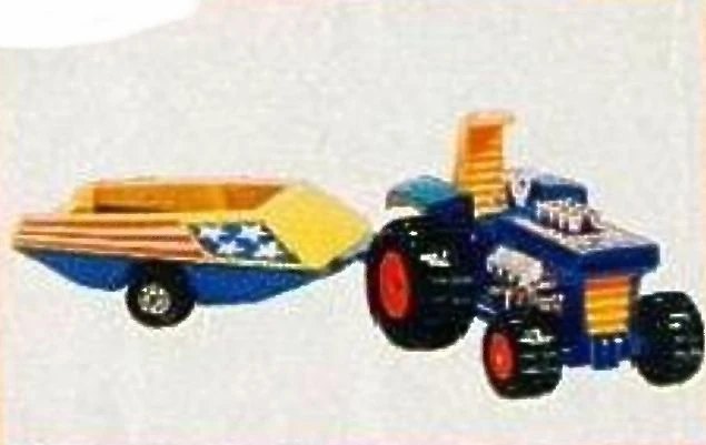 Hot Wheels Mod Tractor and Trailer