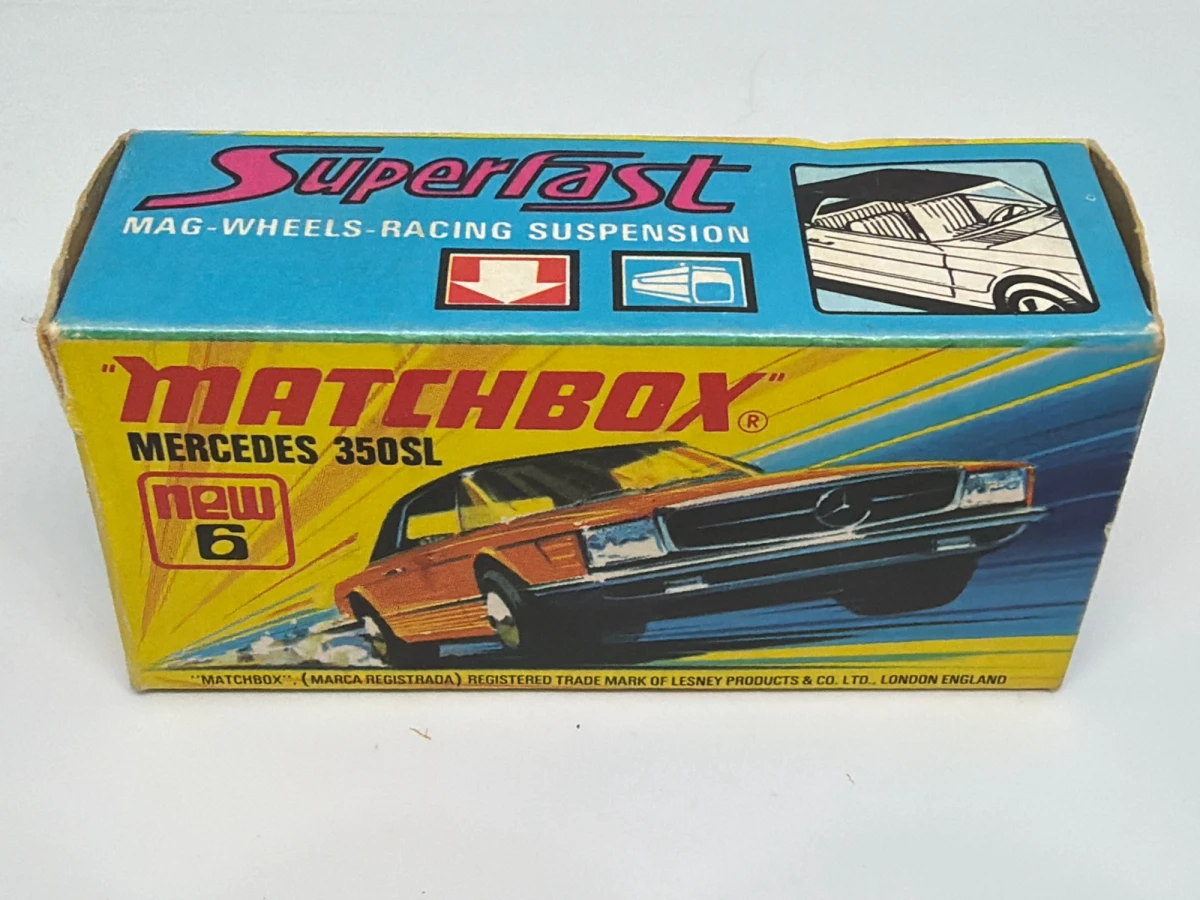 1974 Mercedes 350SL Orange: Box: Image 2
