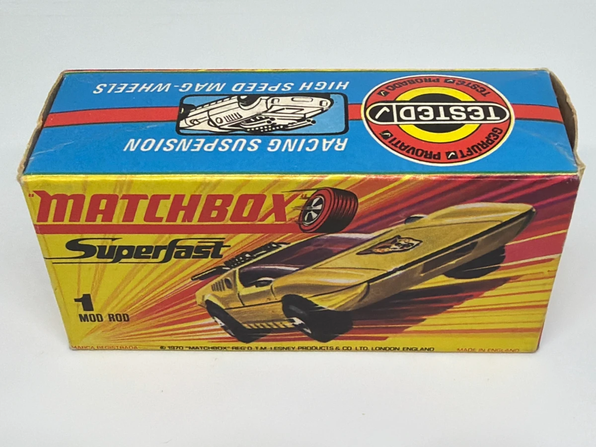 1973 Mod Rod Yellow: Box: Image 2