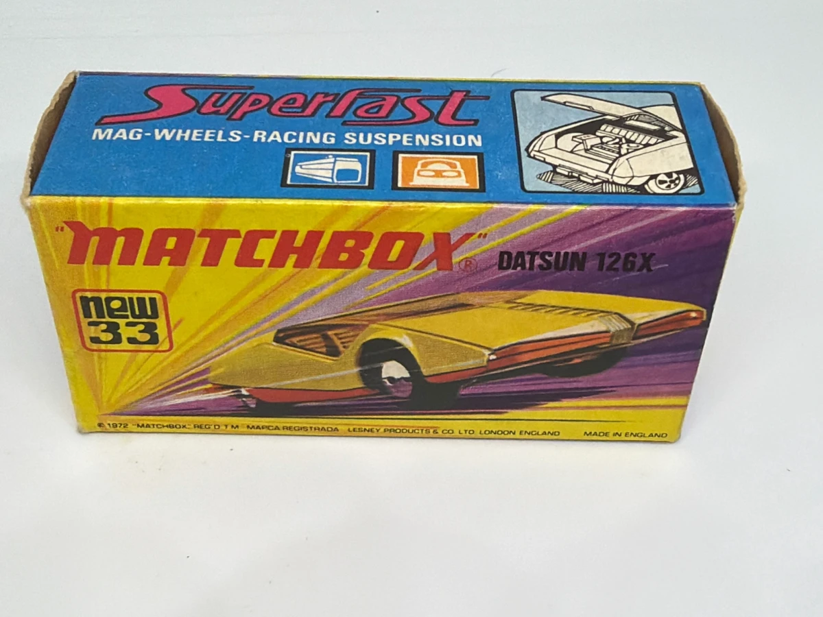 1973 Datsun 126X Yellow: Box: Image 2