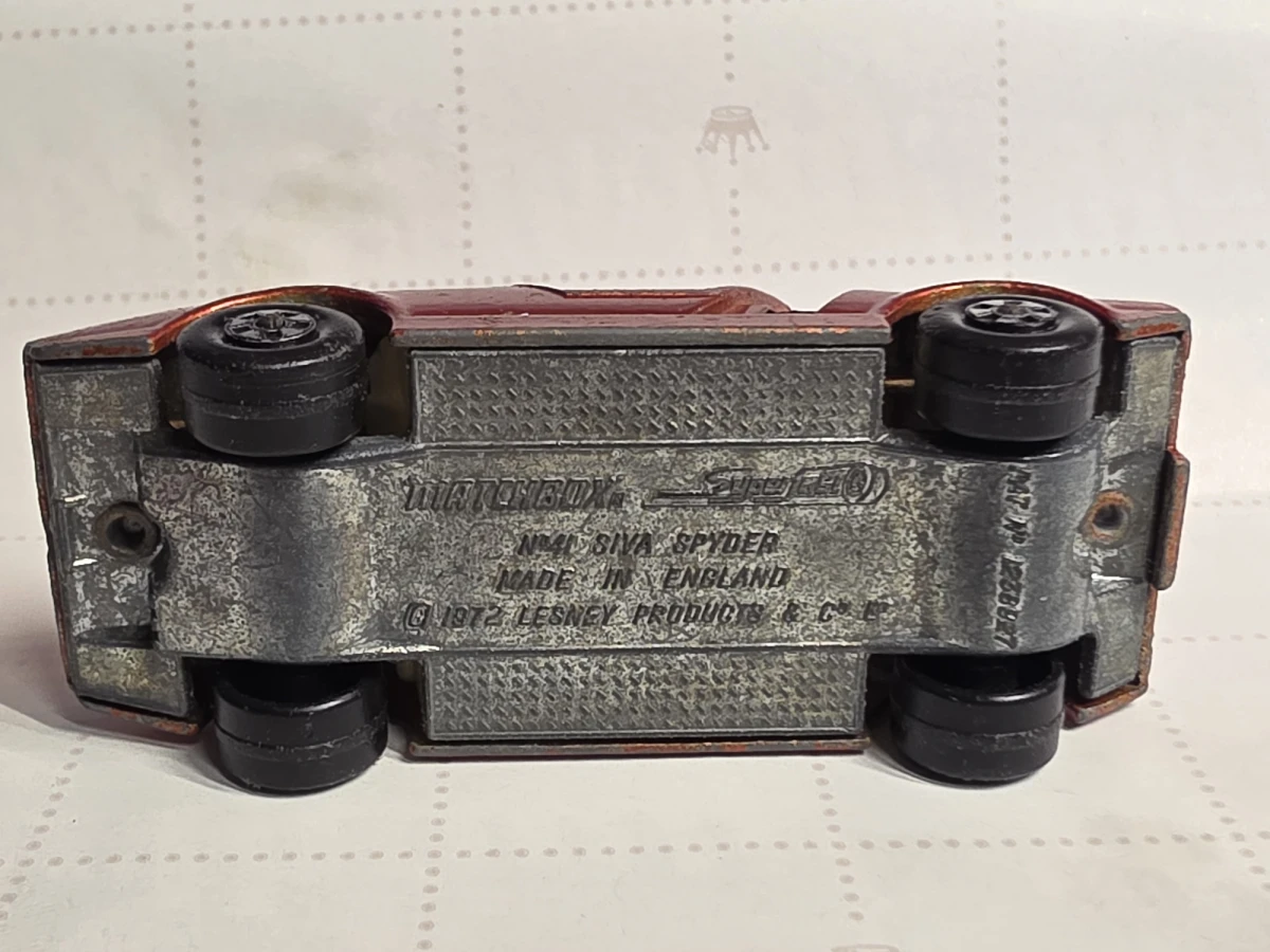 1972 Siva Spyder Red: No Package: Image 2