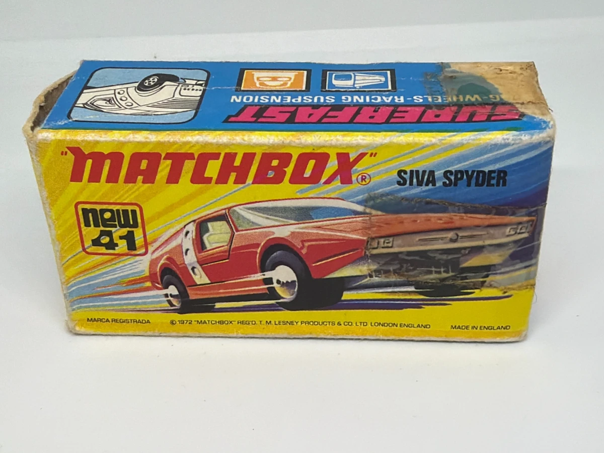 1972 Siva Spyder Red: Box: Image 4