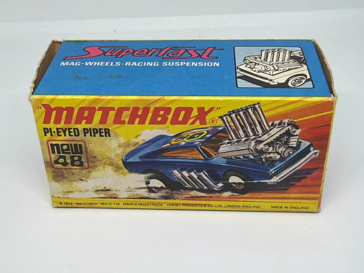 1972 Pi-Eyed Piper Blue: Box: Image 2