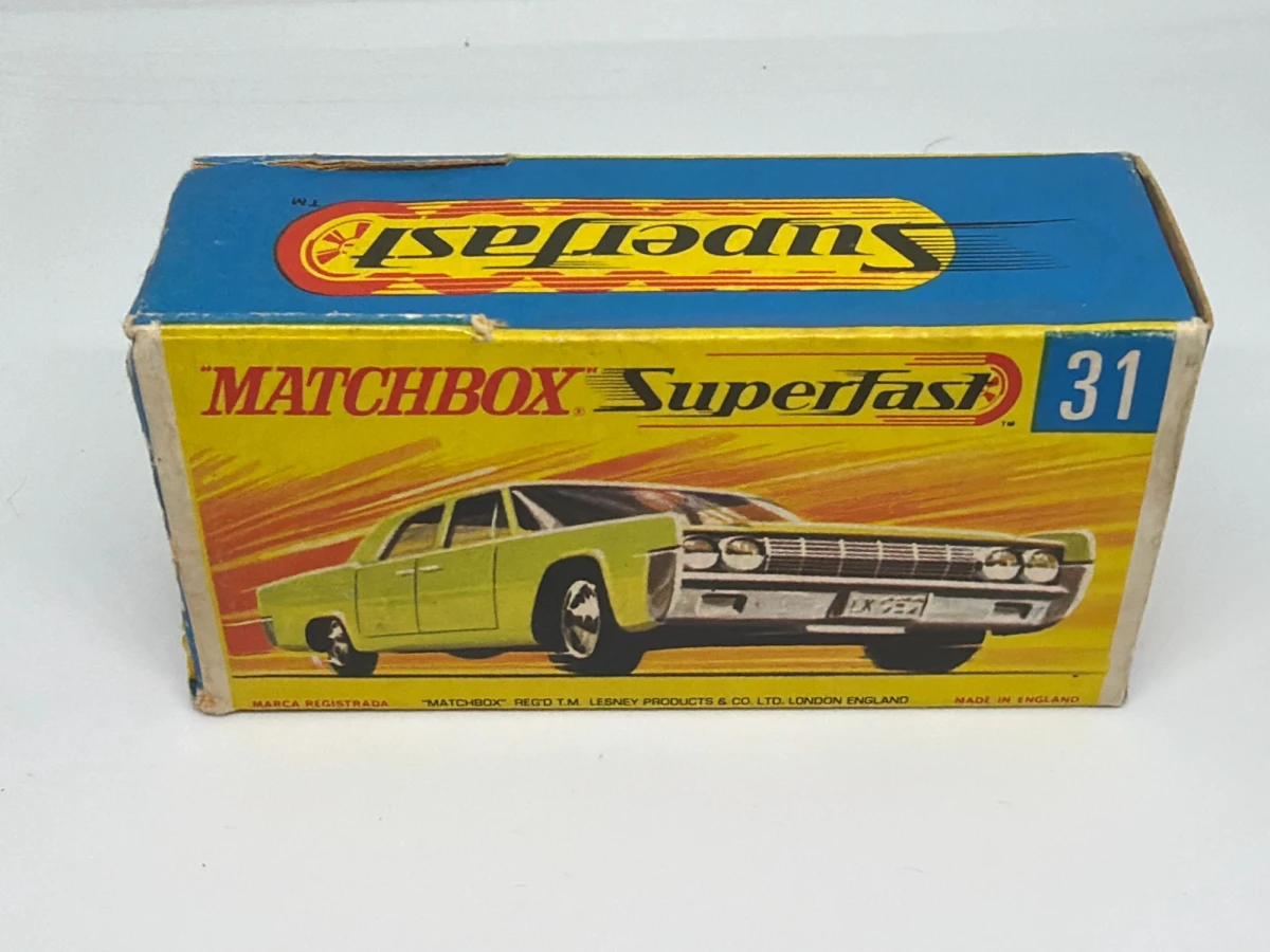1970 Lincoln Continental Gold: Box: Image 2