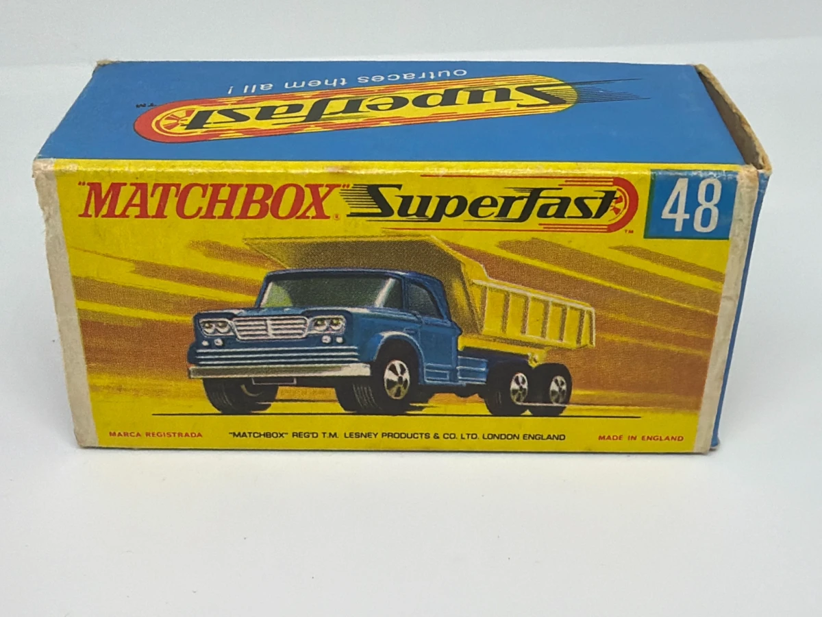 1970 Dodge Dumper Truck Blue: Box: Image 2