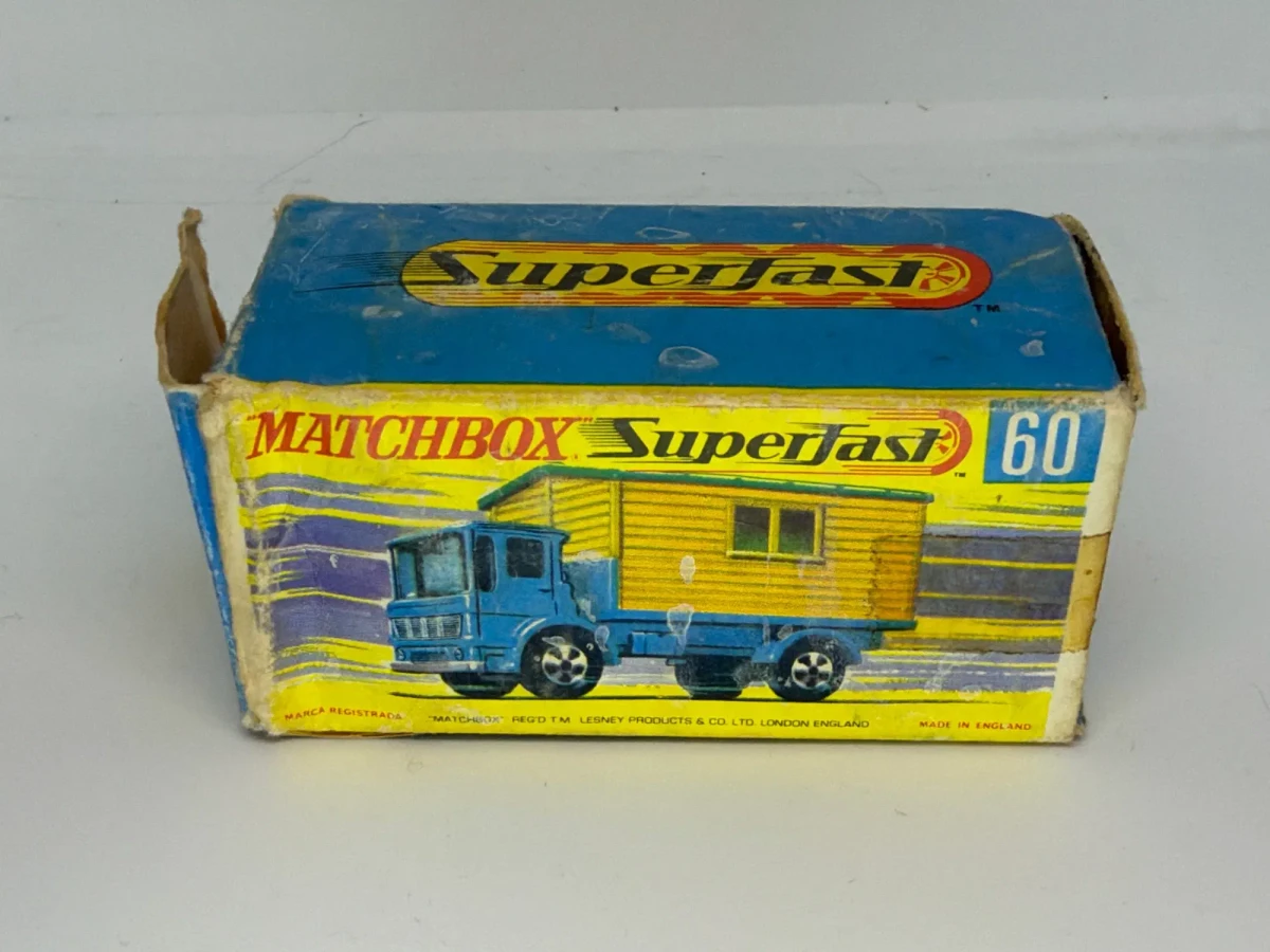 1970 Site Hut Truck Blue: Box: Image 2