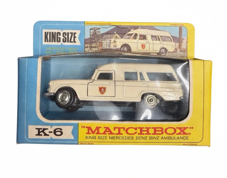 1970 Mercedes Benz Binz Ambulance White: Box: Image 2