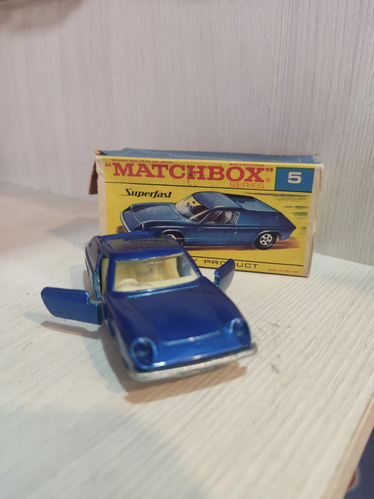 1969 Lotus Europa Blue: Box: Image 2