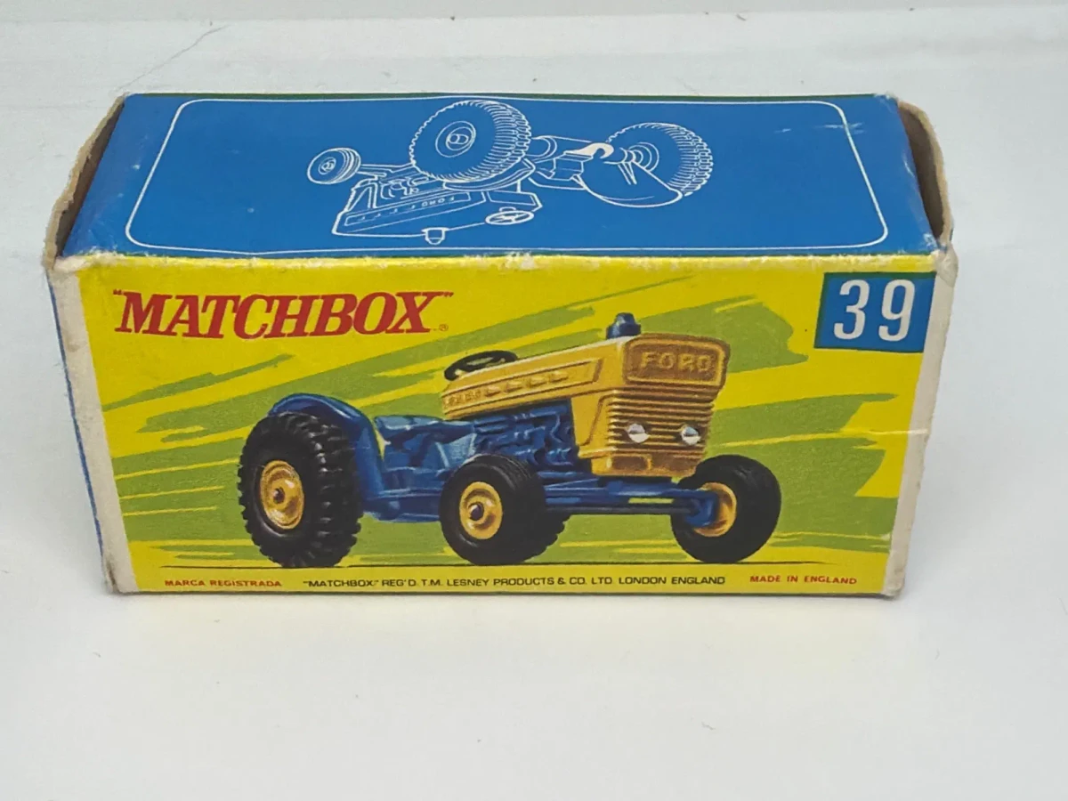 1969 Ford Tractor Blue: Box: Image 2