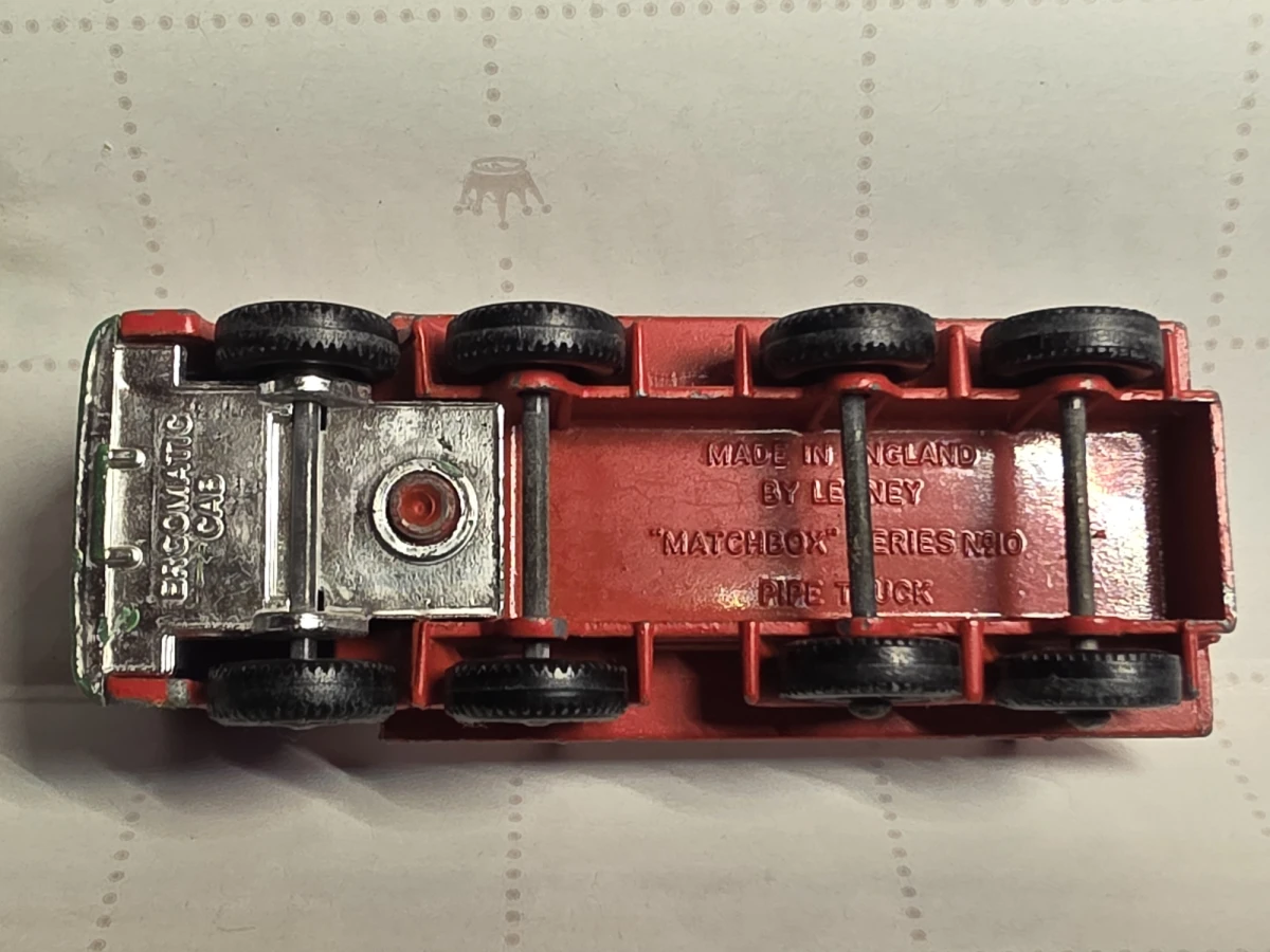 1968 Pipe Truck Red: No Package: Image 2