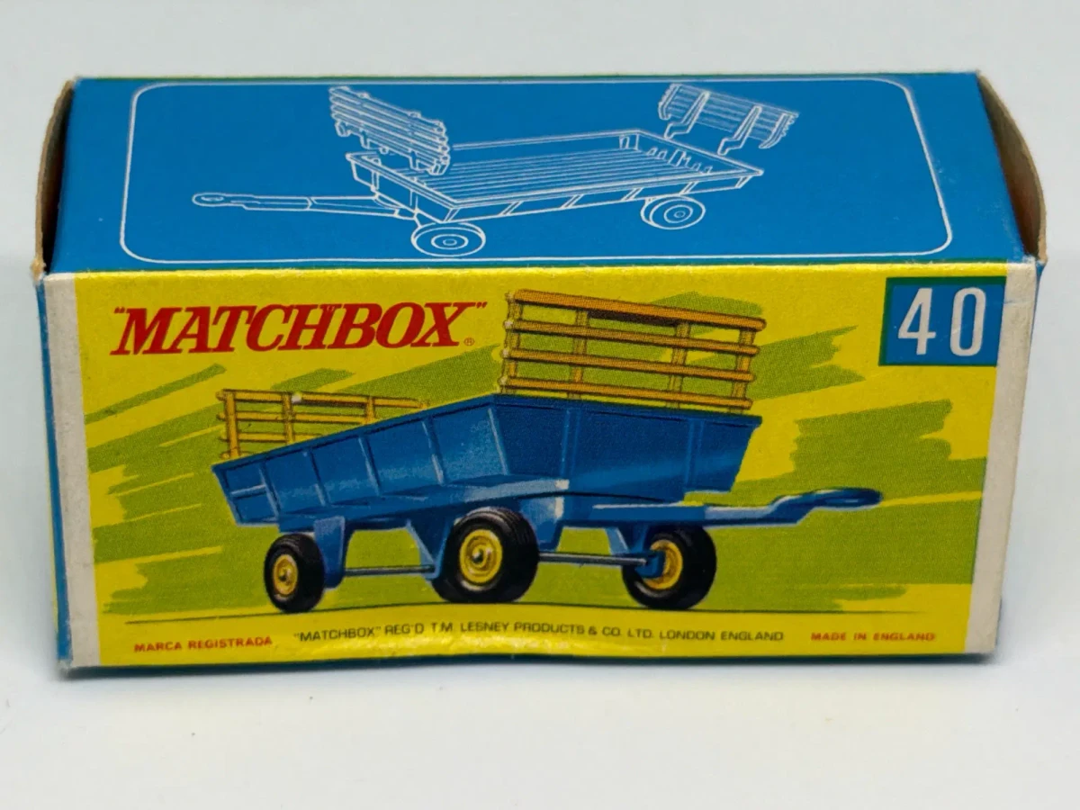 1968 Hay Trailer Blue: Box: Image 2
