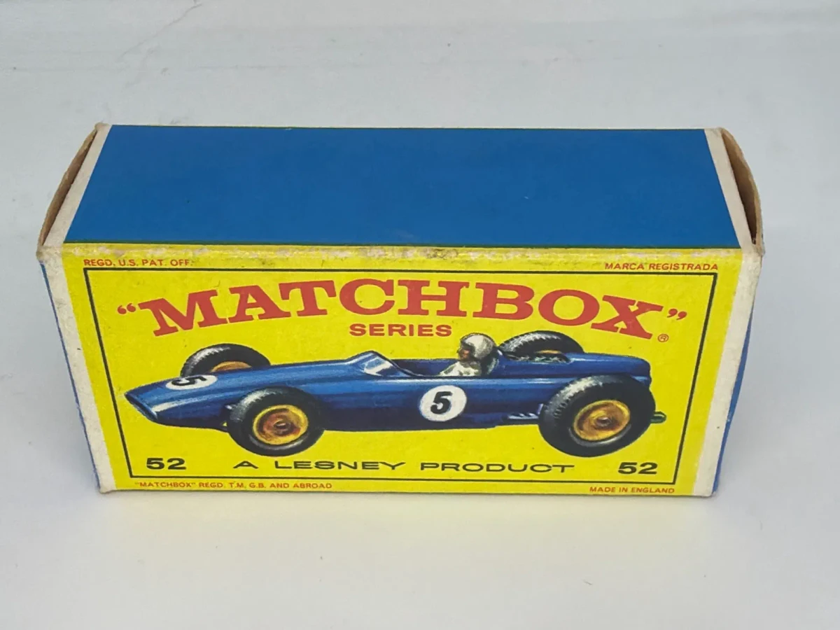 1968 BRM Racing Car Blue: Box: Image 2