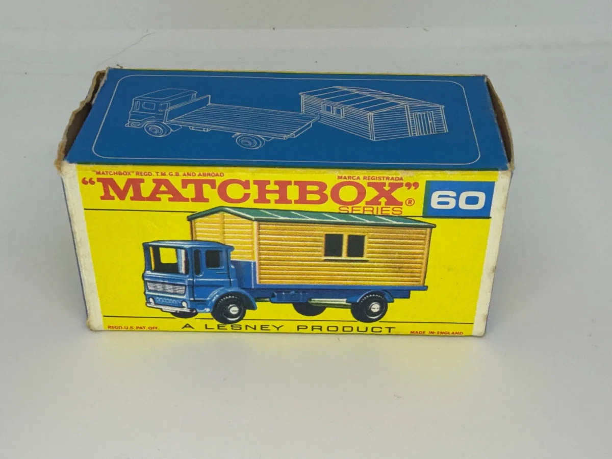 1967 Site Hut Truck Blue: Box: Image 2