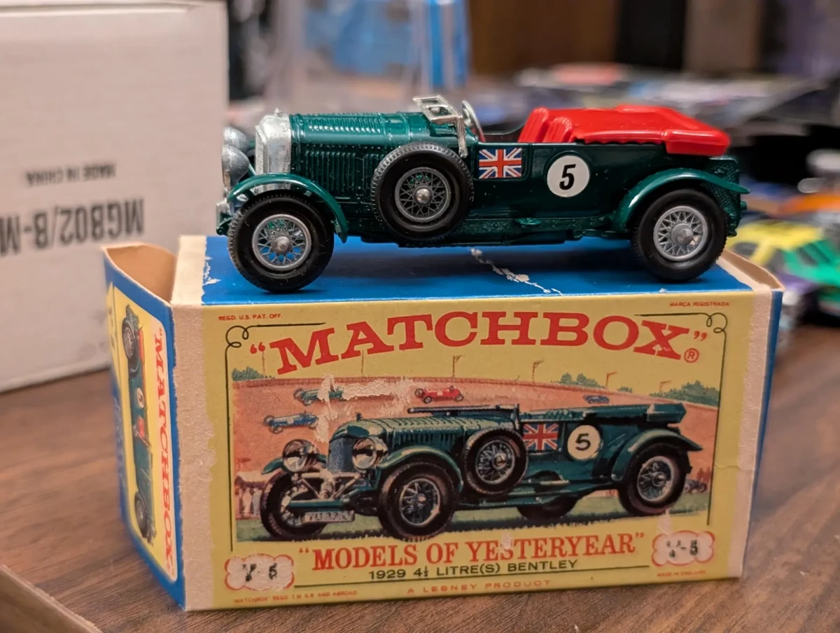 1967 1929 4½ Litre Bentley Green: Box: Image 2