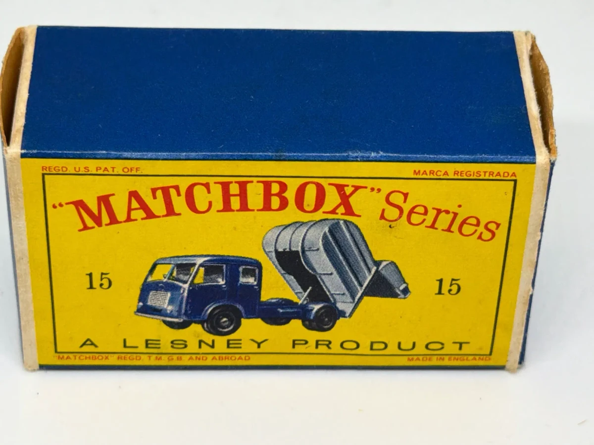 1965 Tippax Refuse Collector Blue: Box: Image 2