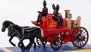Hot Wheels Shand-Mason Horse-Drawn Fire Engine