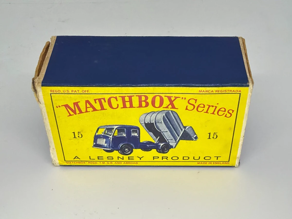 1963 Refuse Truck Blue: Box: Image 2