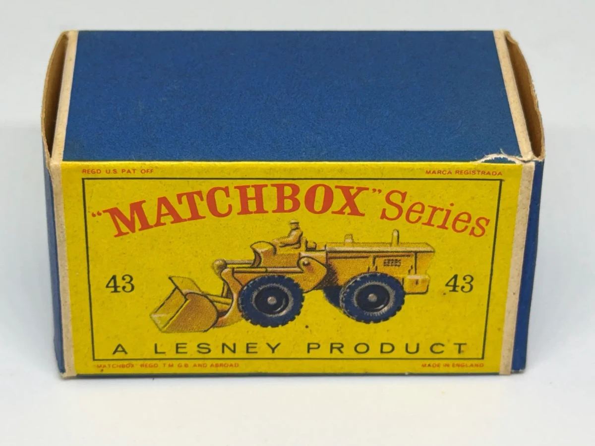 1962 Aveling-Barford Tractor Shovel Yellow: Box: Image 2