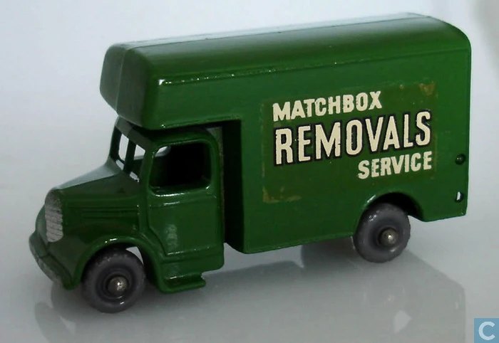 Hot Wheels Bedford Removals Van