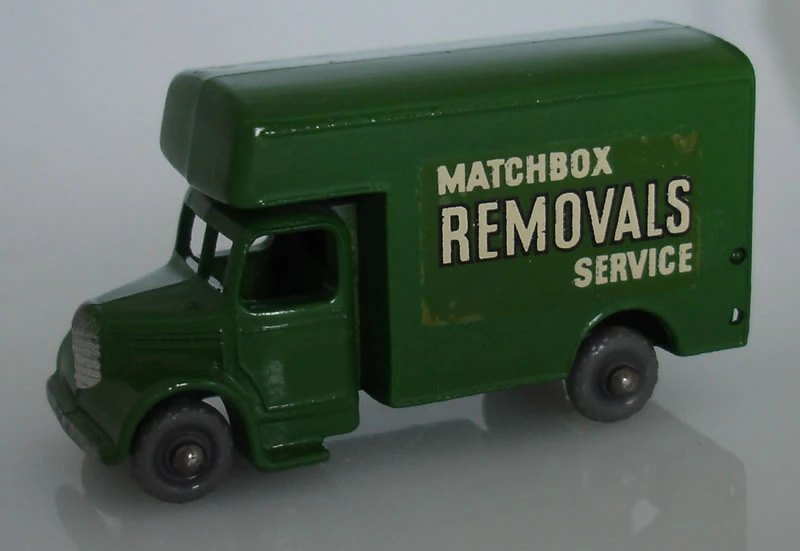 Hot Wheels Bedford Removals Van