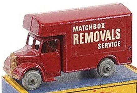 Hot Wheels Bedford Removals Van
