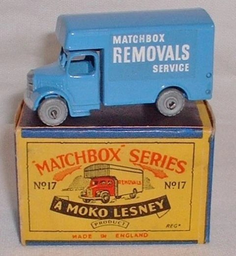 Hot Wheels Bedford Removals Van