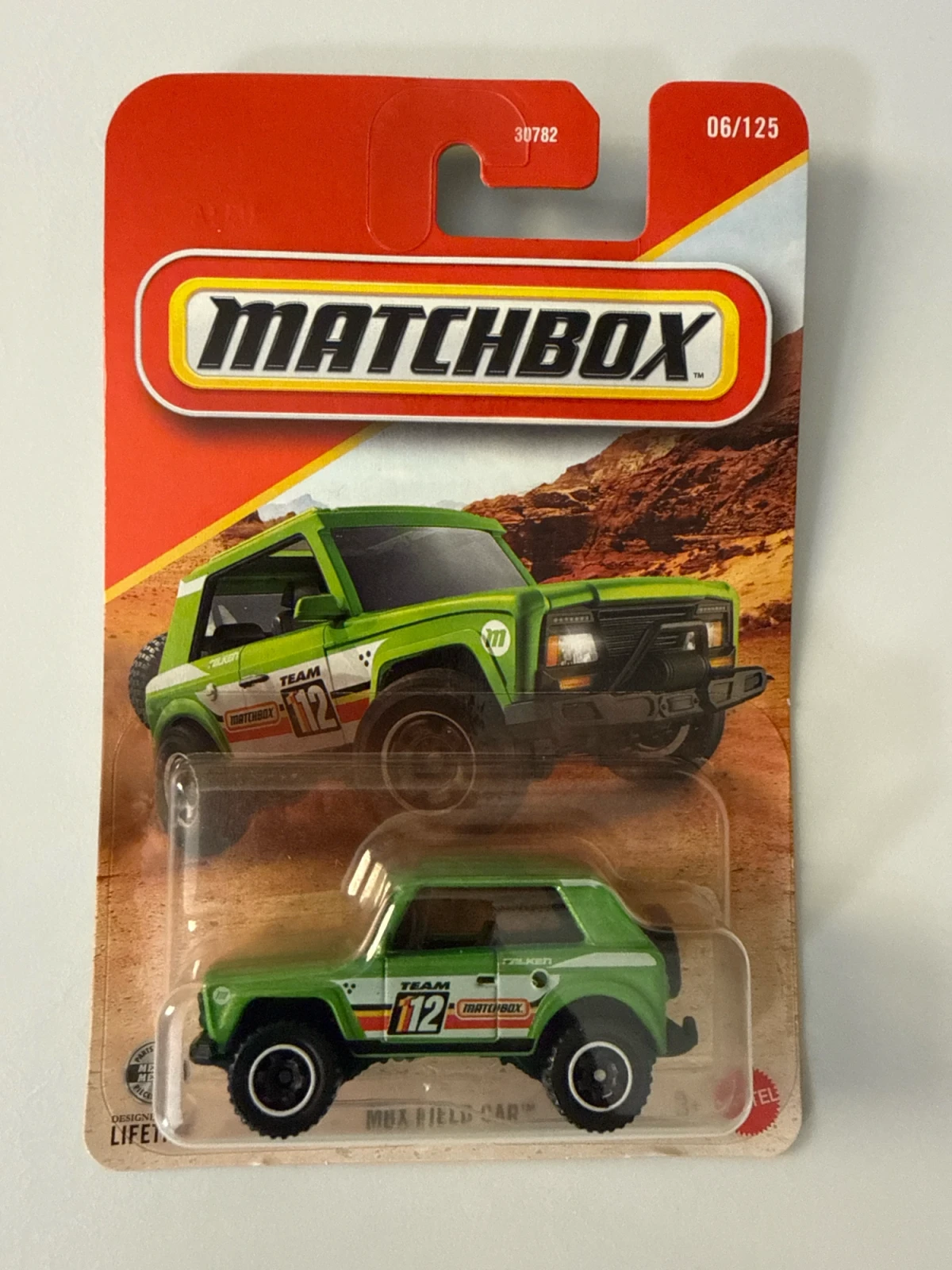 2026 MBX Field Car Green: Long Card: Image 2