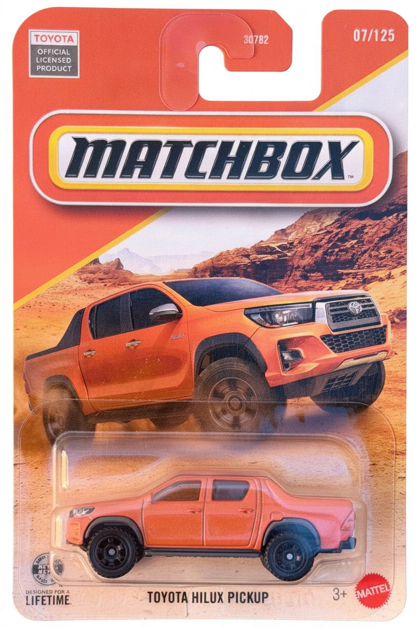 2026 Toyota Hilux Pickup Orange: Long Card: Image 2
